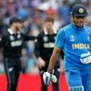 File Photo of Indian cricketer Mahendra Singh Dhoni during his last One Day International against New Zealand in the ICC World Cup 2019 Semi-Final, he announced his retirement from international cricket on Saturday.