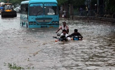 In pics: Rain lashes Delhi-NCR; Gurugram severely hit, IMD issues alert Gurugram rain, waterlogging