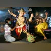 Ganesh Chaturthi An Artist Rajesh Jadhav painting an idol designed to show Ganesha stepping on Coronavirus at Chichpokli workshop in Mumbai on Monday.