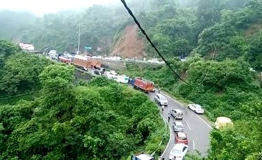 In pictures: Landslides at several highways due to heavy rainfall landslide