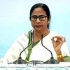 West Bengal CM Mamata Banerjee speaks during a meeting, in Kolkata.