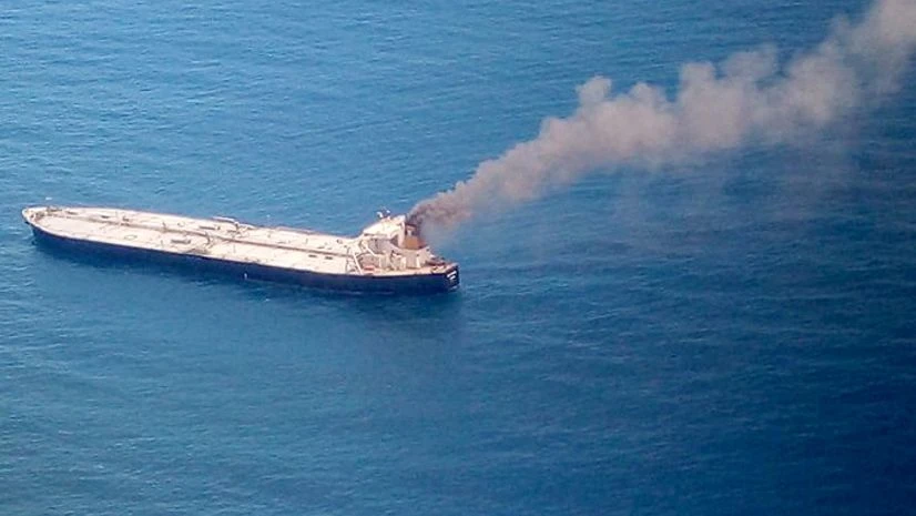 Sri Lanka, oil tanker, fire Fire fighting assistance has been sought by Sri Lanka Navy from India Coast Guard for fire and explosion on-board oil tanker 'MT NewDiamond' 37 nautical miles east off Sri Lanka coast. ICG ships and aircraft deployed for immediate assistance.