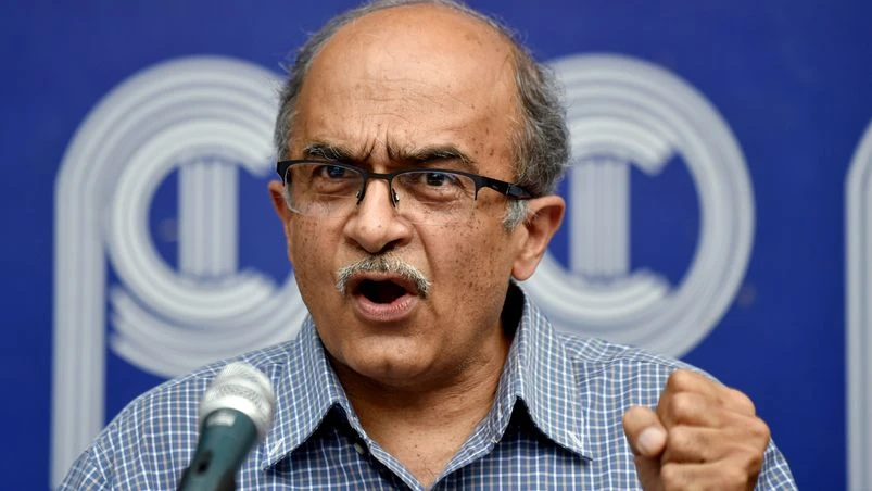 Prashant Bhushan Advocate Prashant Bhushan addresses a press conference at the Press Club of India, in New Delhi.