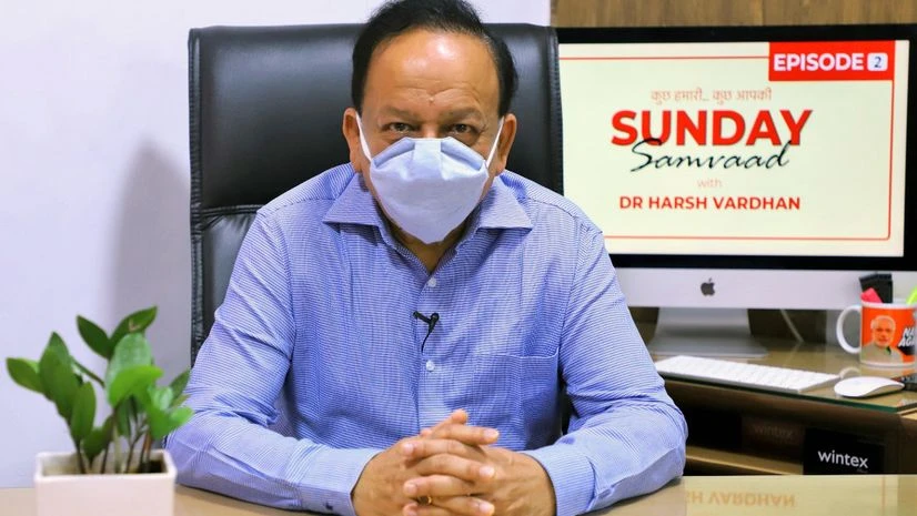 Harsh Vardhan The Union Minister for Health & Family Welfare, Science & Technology and Earth Sciences, Dr. Harsh Vardhan interacting with social media users during Sunday Samvaad-2, in New Delhi.