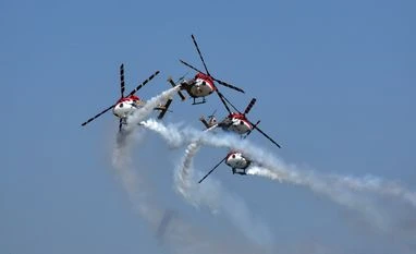 PM Narendra Modi greets Indian Air Force on its foundation day Indian Air Force, Sarang display