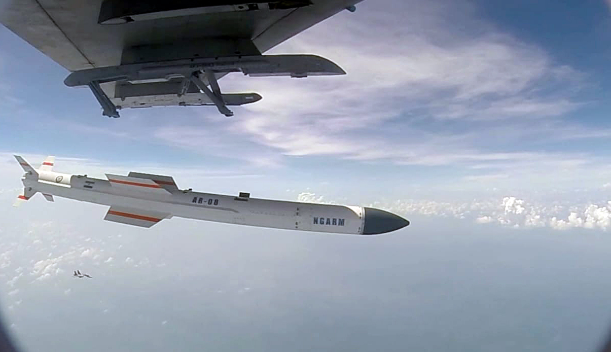 October 10: India successfully test fires anti-radiation missile 'Rudram-1' October 10: India successfully test fires anti-radiation missile 'Rudram-1'