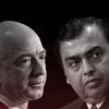 Jeff Bezos and Mukesh Ambani
