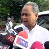 Rajasthan Chief Minister Ashok Gehlot speaks to media