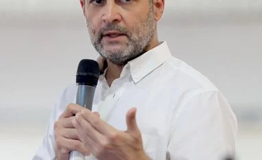 Govt with vision essential, not Central Vista project: Rahul Gandhi Congress leader Rahul Gandhi interacts with representatives of MSME at Suguna Auditorium, Nehru Nagar, in Kalapatti