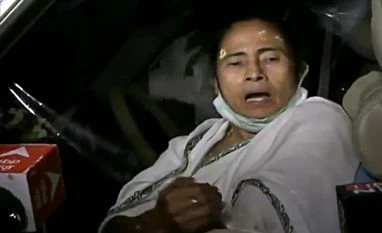 ECI finds West Bengal govt report on Mamata 'attack' sketchy West Bengal CM Mamata Banerjee speaks to the media after being injured as she was pushed by a few people, in Nandigram on Wednesday.