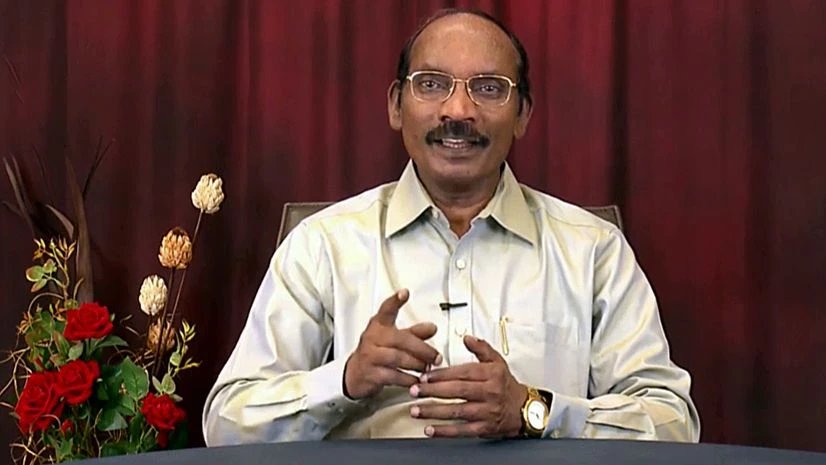 ISRO Chief K Sivan addresses media during a press conference, in Bengaluru on Thursday. ISRO Chief K Sivan addresses media during a press conference, in Bengaluru on Thursday.