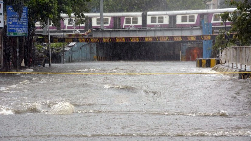 Mumbai rain A view of waterlogged Millan subway during heavy rainfall in Mumbai on Wednesday.