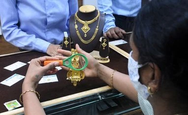 Consumers can get un-hallmarked jewellery tested at BIS recognised centres A jeweller shows Trademarks to customer as of now Trademarks are compulsory on Gold Jewelry, at Jewellery Shops, in Surat on Wednesday.