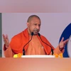 Yogi Adityanath Uttar Pradesh Chief Minister Yogi Adityanath addressing the foundation stone laying programme of the Brahmos missile manufacturing unit and Defence Research and Development Organisation (DRDO) lab, in Lucknow. (ANI photo)