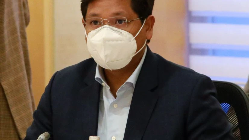 Conrad K Sangma Meghalaya Chief Minister Conrad K Sangma attends the pre-budget consultation meeting chaired by Union Finance Minister Nirmala Sithraman, at Vigyan Bhawan, in New Delhi.