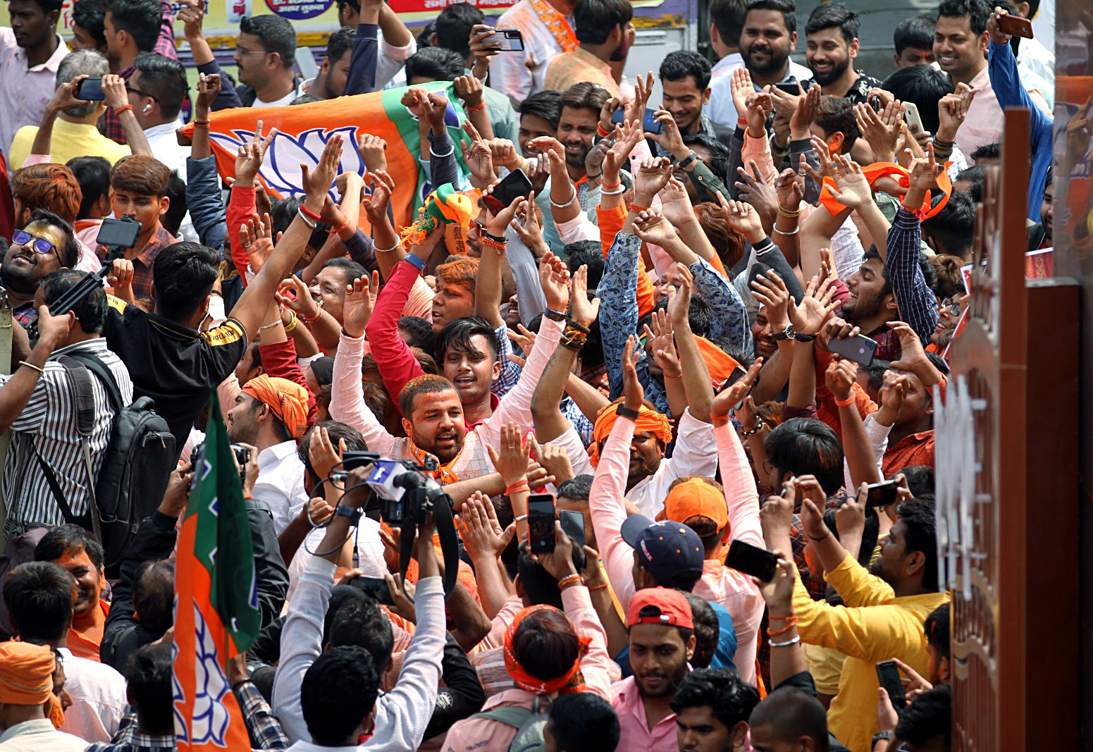 BJP set for big win in Uttar Pradesh, party alliance leading in 267