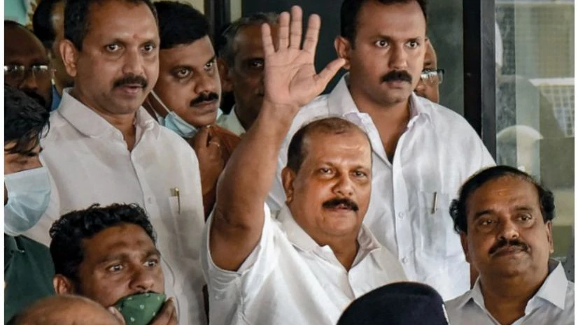 P. C. George Kochi: Former MLA and senior politician P. C. George being taken into police custody by Palarivattom Police following an order by Thiruvananthapuram Additional First Class Court Magistrate, in an alleged hate speech case against the Muslim community,