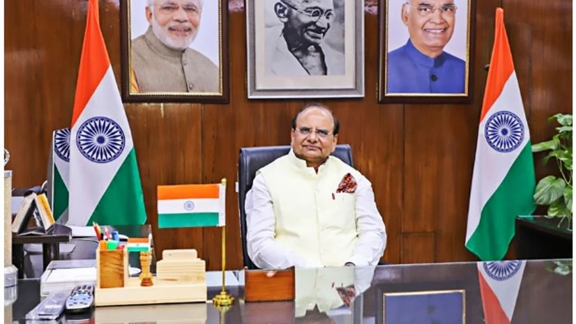 Vinai Kumar Saxena MAY 26, 2022** New Delhi: New Lt. Governor of Delhi Vinai Kumar Saxena assumes charge, in New Delhi, Thursday, May 26, 2022. (PTI Photo)