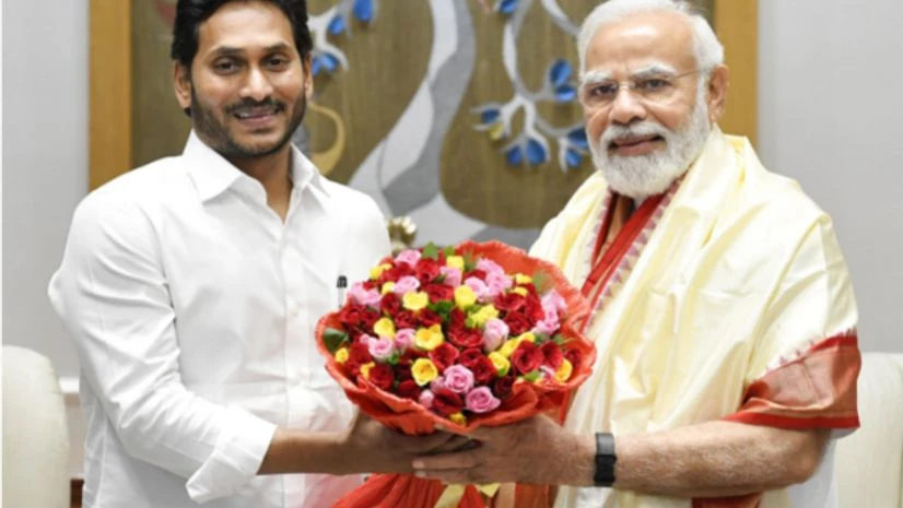 YS Jagan Mohan Reddy (L),Narendra Modi(R) Boycotting inauguration not in true spirit of democracy: Andhra CM