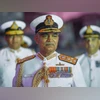 Admiral R. Hari Kumar Mumbai: Chief of the Naval Staff (India) Admiral R. Hari Kumar during the decommissioning ceremony of INS Nishank & INS Akshay in Mumbai, Friday, June 3, 2022. (PTI Photo/Kunal Patil)(