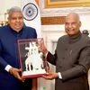 JUNE 7, 2022** New Delhi: President Ram Nath Kovind with West Bengal Governor Jagdeep Dhankhar during a meeting, at Rashtrapati Bhavan in New Delhi. (PTI Photo)(