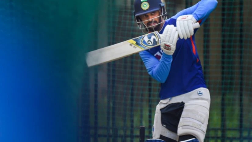 Ruturaj Gaikwad New Delhi: Indian cricket player Ruturaj Gaikwad plays a shot during a practice session for the upcoming T20 cricket series against South Africa, at Arun Jaitley Stadium in New Delhi, Monday, June 6, 2022. (PTI Photo