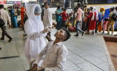 Data story: India logs 20,551 new Covid cases, death toll at 526,600 COVID-19 test