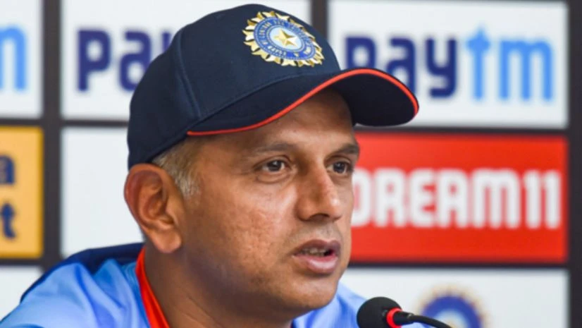 Rahul Dravid New Delhi: Indian cricket team head coach Rahul Dravid addresses a press conference ahead of the upcoming T20 cricket series against South Africa, at Arun Jaitley Stadium in New Delhi, Tuesday, June 7, 2022. (PTI Photo