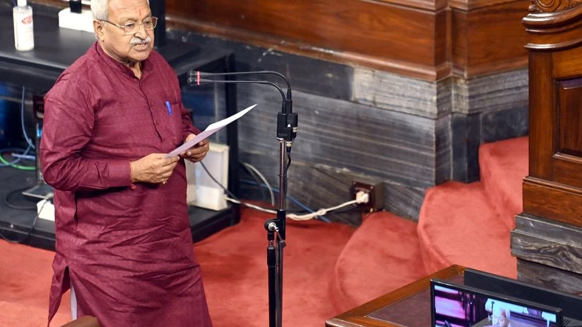 BJP leader Laxmikant Bajpai BJP leader Laxmikant Bajpai takes oath as Rajya Sabha MP at the Oath taking ceremony of newly elected Rajya Sabha members, at Parliament House, in New Delhi on Friday. (Photo: ANI)