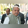 Narendra Singh Tomar Union Minister of Agriculture and Farmers' Welfare Narendra Singh Tomar at Parliament House during the Budget Session, in New Delhi.