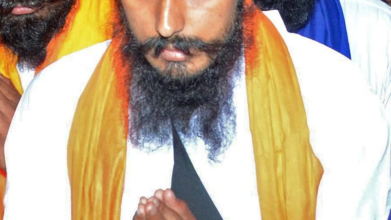 (File Photo) Khalistani leader and Waris Punjab De chief Amritpal Singh as police launch an operation to arrest Waris Punjab De chief Amritpal Singh, on Saturday. (File Photo) Khalistani leader and Waris Punjab De chief Amritpal Singh as police launch an operation to arrest Waris Punjab De chief Amritpal Singh, on Saturday.