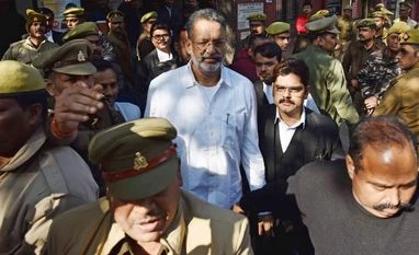 I-T dept attaches 2nd property in benami assets case against Mukhtar Ansari Gangster-turned-politician Mukhtar Ansari (Photo: ANI)