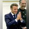 R-day chief guest French Prez Emmanuel Macron to arrive in Jaipur today French President Emmanuel Macron greets as he arrives in New Delhi for the G20 Summit, on Saturday.