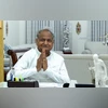 Gehlot responsible for stalling East Rajasthan Canal project: Rathore Rajasthan Chief Minister Ashok Gehlot inaugurates and lays the foundation stone of construction of highway projects in Rajasthan via video conference in Jaipur on Tuesday.