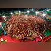 Top 10 Bollywood Garba and Dandiya songs to groove to this Navratri 2024 | Entertainment News Large number of devotees participate in Garba dance to appease Goddess Durga during Navratri festival (Photo: ANI)