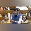 Union Sports and Youth Affairs Minister Mansukh Mandaviya speaks in the Lok Sabha during the Monsoon Session of Parliament, in New Delhi Union Sports and Youth Affairs Minister Mansukh Mandaviya speaks in the Lok Sabha during the Monsoon Session of Parliament, in New Delhi (Photo: ANI)