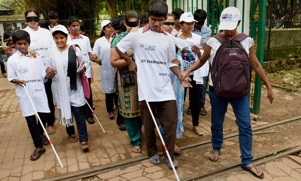 Blind Walk Photo Gallery Business Standard
