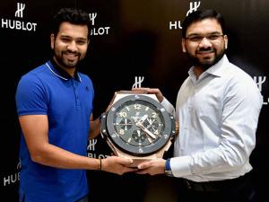 rohit sharma hublot watch