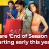 Why are brands launching end-of-season sales early this year?