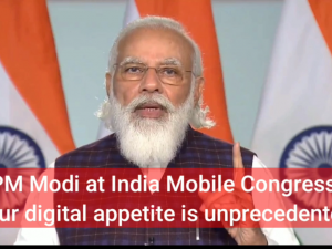 PM Modi at India Mobile Congress: 'Our digital appetite is unprecedented'