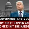 US government shuts down: Why did it happen and who gets hit the hardest? | Trump | US news