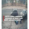 Watch: CCTV video captures moment of blast near CRPF school in Delhi