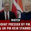 Watch: Full joint presser by PM Modi & UK PM Keir Starmer | India-UK relations