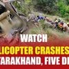 Watch: Helicopter crashes in Uttarakhand, five dead