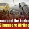 What caused the turbulence in Singapore Airlines?