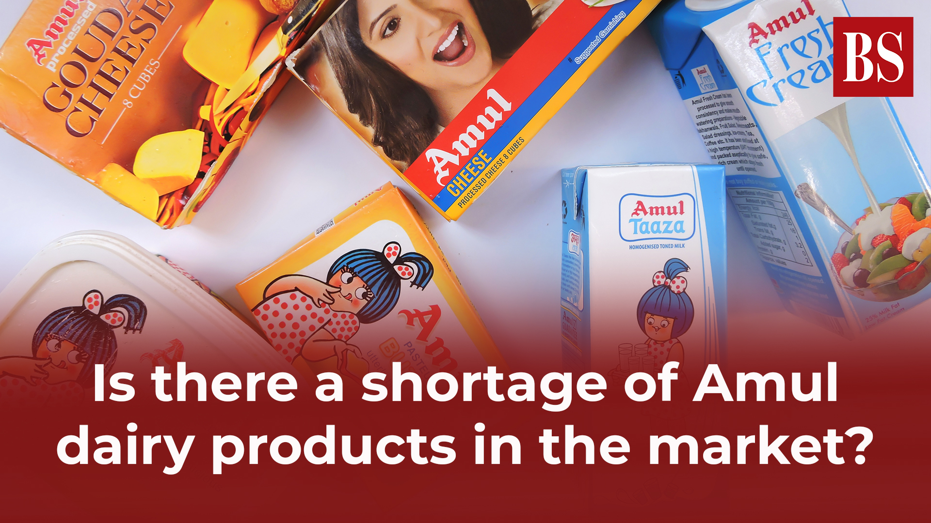 Is there a shortage of Amul dairy products in the market?