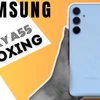 Samsung Galaxy A55 I Unboxing and Hand-on I Awesome Iceblue colour variant