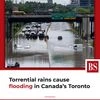 Torrential rains cause flooding in Canada's Toronto