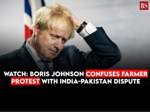 Watch: Boris Johnson confuses farmer protest with India-Pakistan dispute